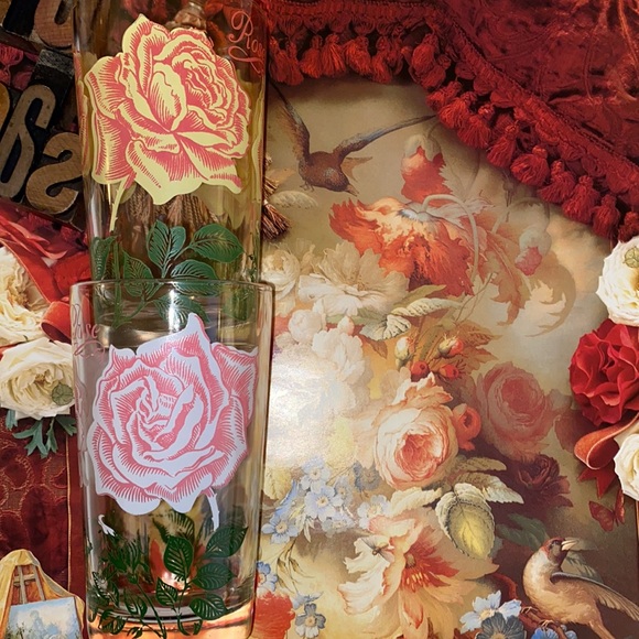 2 - Vintage Inspired 🥀Rose Embellished Glasses - Picture 2 of 8